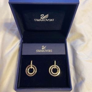 Swarovski sterling silver earrings, NWT and in box
